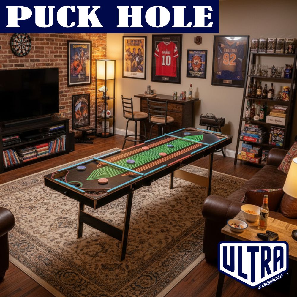 Puckhole in a living room